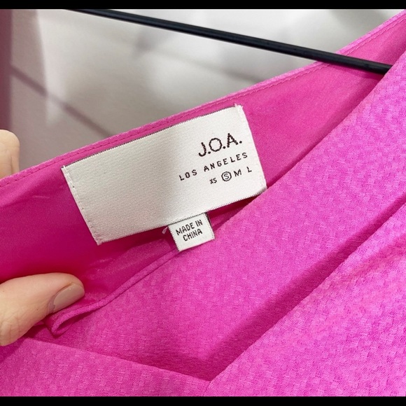 Anthropologie JOA Cut Out Mini Dress Pink - Picture 5 of 9